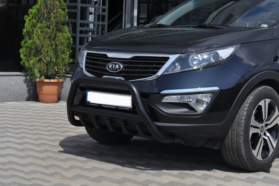 Kia Sportage 2010-2015 Frontschutzbügel WT003 Schwarz (Edelstahl) Image