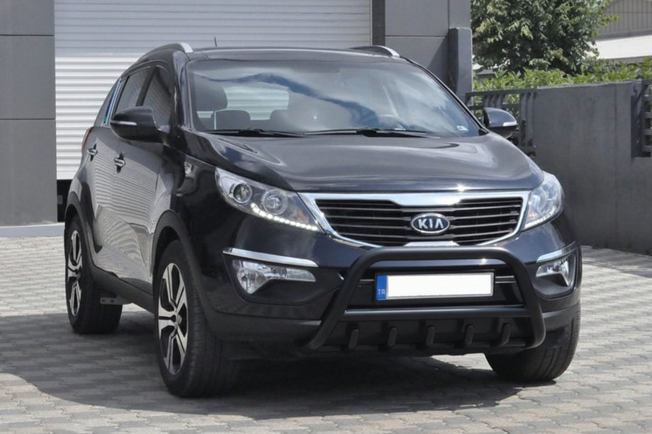 Kia Sportage 2010-2015 Frontschutzbügel WT003 Schwarz (Edelstahl) Foto 4