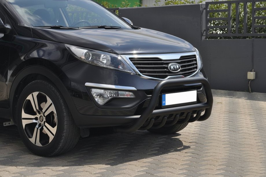 Kia Sportage 2010-2015 Frontschutzbügel WT003 Schwarz (Edelstahl) Foto 5
