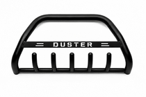 Dacia Duster 2008-2018 Frontbügel mit Aufschrift WT004 Schwarz (Edelstahl) Foto 3
