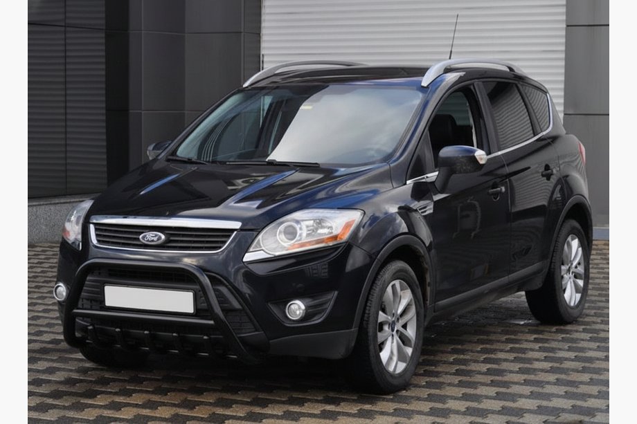 Ford Kuga 2008-2013 Frontschutzbügel WT003 Schwarz (Edelstahl) Foto 4