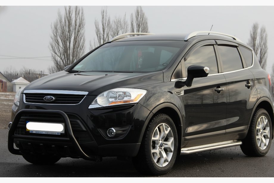 Ford Kuga 2008-2013 Frontschutzbügel WT003 Schwarz (Edelstahl) Foto 1