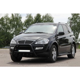 Frontbügel WT003 Schwarz Edelstahl SsangYong Kyron 2005-2014 Foto 1