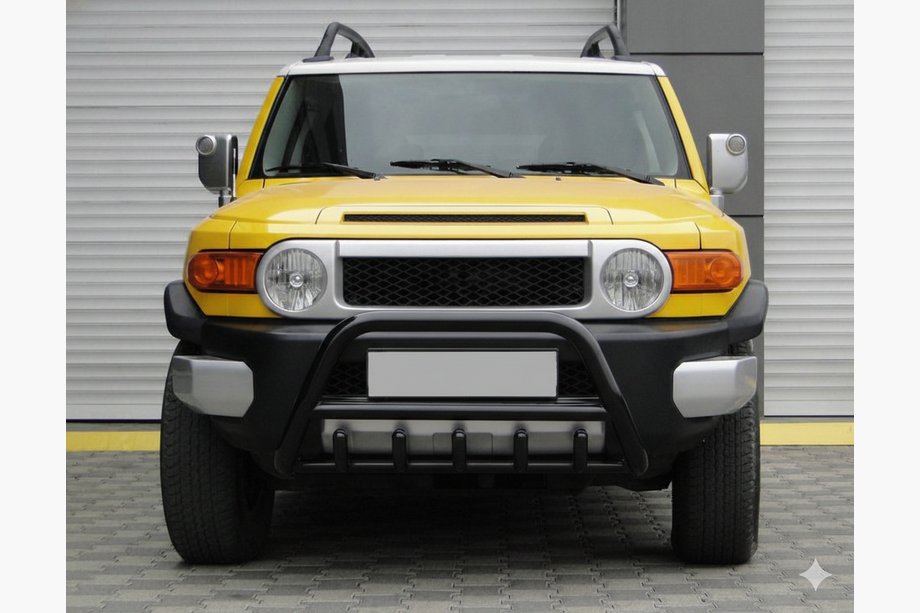 Toyota FJ Cruiser 2006-2022 Frontbügel WT003 Schwarz Edelstahl Foto 1
