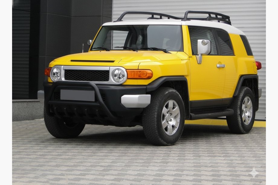 Toyota FJ Cruiser 2006-2022 Frontbügel WT003 Schwarz Edelstahl Foto 3