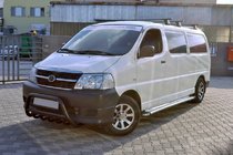 Toyota HiAce Frontbügel WT003 Schwarz Edelstahl Foto 3
