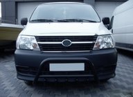 Toyota HiAce Frontbügel WT003 Schwarz Edelstahl Foto 4