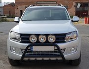 Volkswagen Amarok 2010-2022 Frontbügel WT003 Schwarz Edelstahl Foto 6