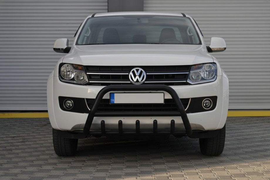 Volkswagen Amarok 2010-2022 Frontbügel WT003 Schwarz Edelstahl Foto 7