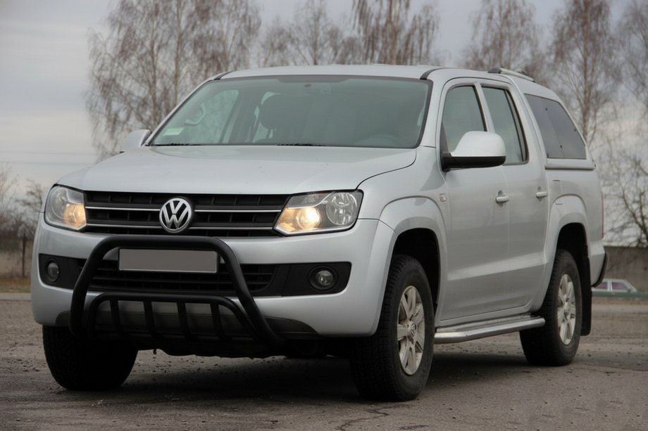 Volkswagen Amarok 2010-2022 Frontbügel WT003 Schwarz Edelstahl Foto 9
