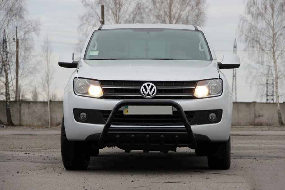Volkswagen Amarok 2010-2022 Frontbügel WT003 Schwarz Edelstahl Image
