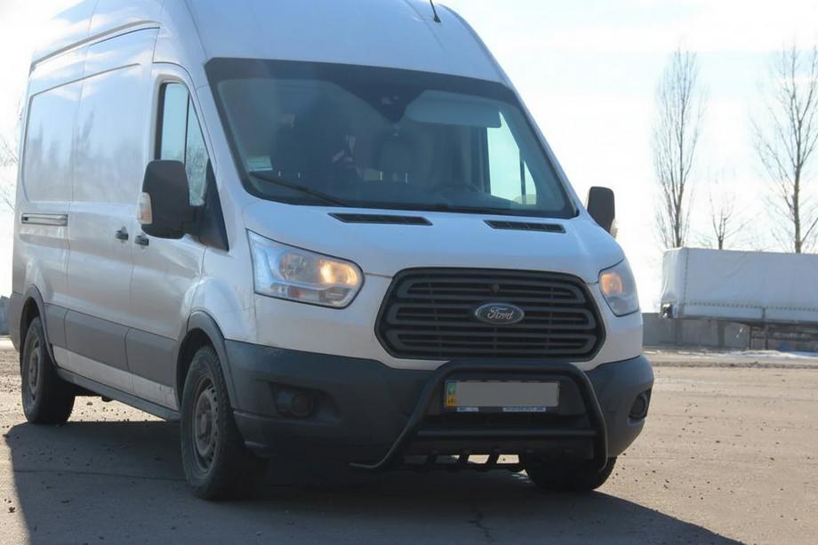 Ford Transit 2014- Frontschutzbügel WT003 Schwarz (Edelstahl) Image