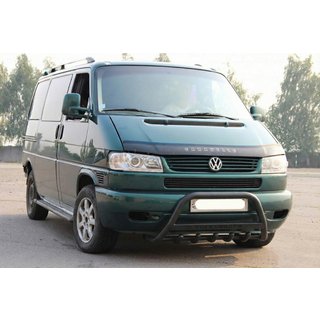 Frontbügel WT004 Schwarz (Edelstahl) Volkswagen T4 Caravelle/Multivan 1990–2003 Foto 1