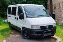 Peugeot Boxer 1994-2006 Frontschutzbügel WT003 Schwarz (Edelstahl) Foto 1