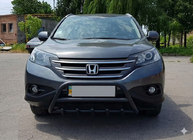 Honda CRV 2012-2016 Frontschutz WT003 Schwarz (Edelstahl) Foto 1