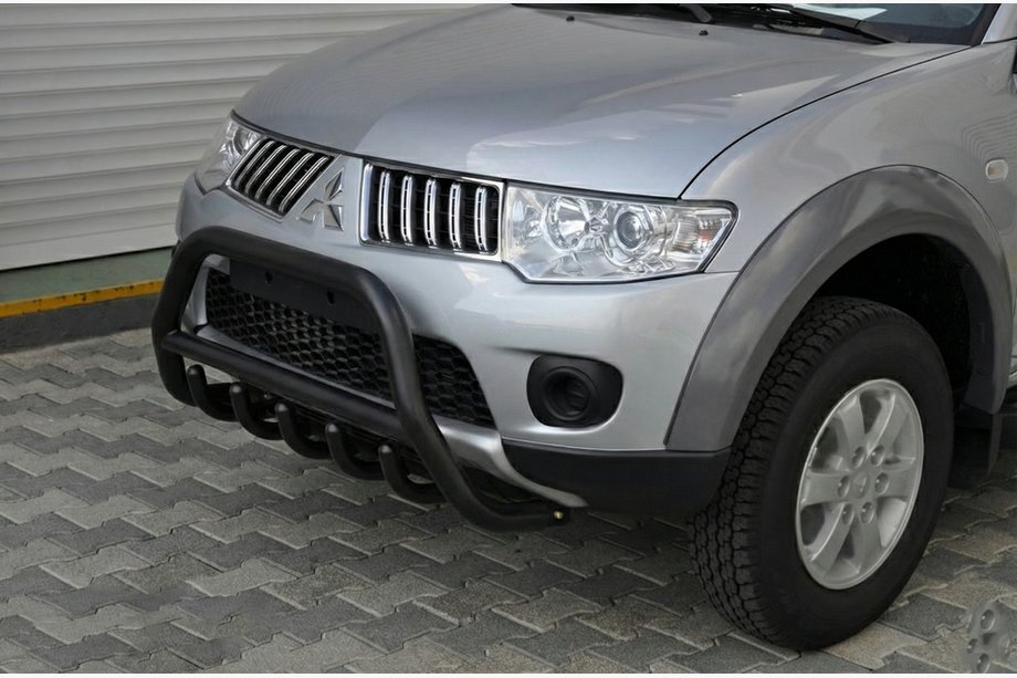 Mitsubishi L200 2006-2015 Frontschutzbügel WT003 Schwarz (Edelstahl) Image