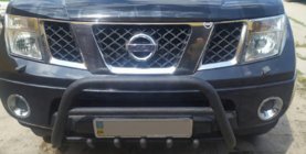 Nissan Navara 2006-2015 Frontbügel WT003 Schwarz Edelstahl Foto 3