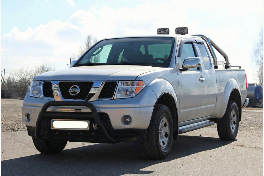Nissan Pathfinder R51 2005-2014 Frontbügel WT003 Schwarz Edelstahl Foto 4