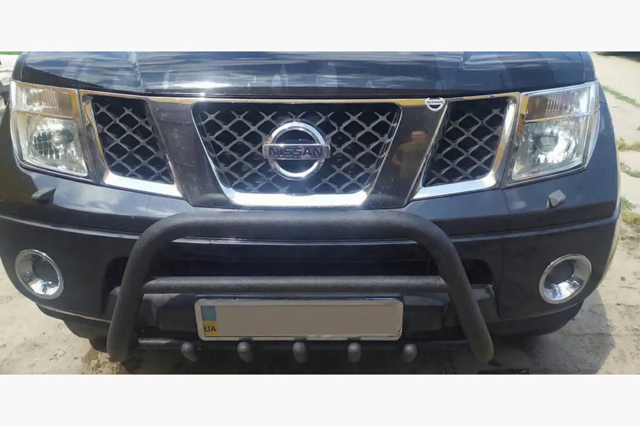 Nissan Pathfinder R51 2005-2014 Frontbügel WT003 Schwarz Edelstahl Foto 3