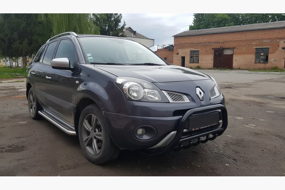 Renault Koleos 2008-2016 Frontschutzbügel WT003 Schwarz (Edelstahl) Foto 6