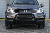 SsangYong Rexton I 2001-2017 Frontbügel WT003 Schwarz Edelstahl Foto 4