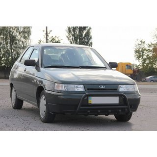 Frontbügel WT003 Schwarz 60mm (Edelstahl) VAZ 2110-21115 1995-2015 Foto 2