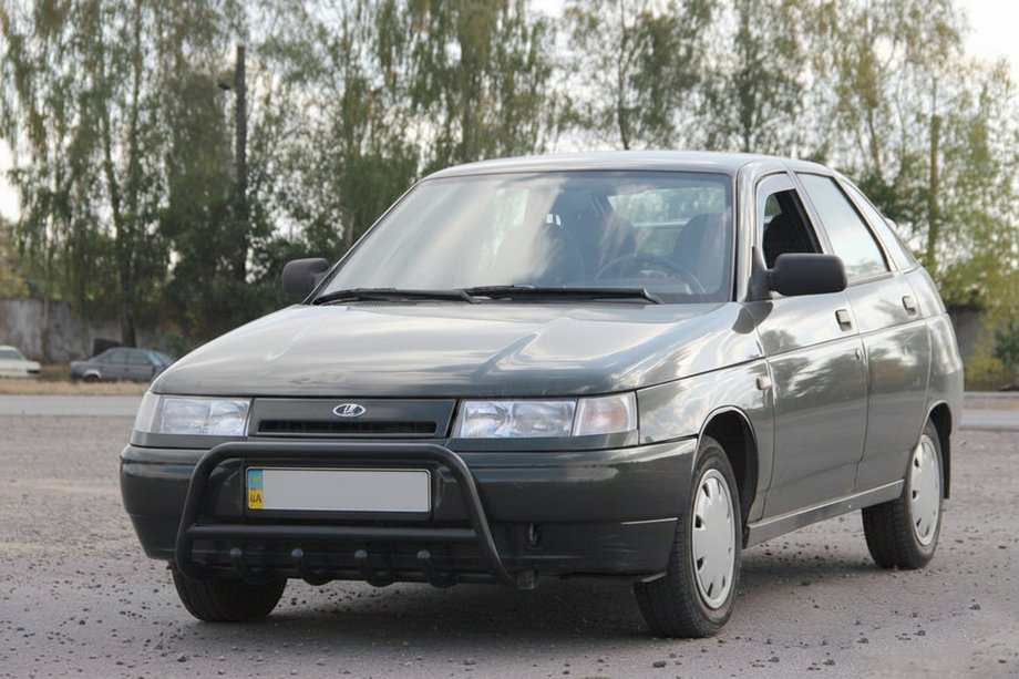 VAZ 2110-21115 1995-2015 Frontbügel WT003 Schwarz 60mm (Edelstahl) Foto 1