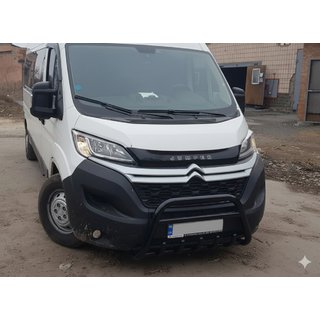 Frontbügel WT003 Schwarz (Edelstahl) Fiat Ducato 2006-2025 Foto 1