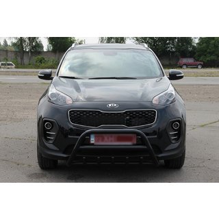 Frontbügel WT003 Schwarz Edelstahl Kia Sportage 2015-2021 Foto 4
