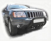 Jeep Grand Cherokee WK 2004-2010 Frontbügel WT003 Schwarz Foto 1