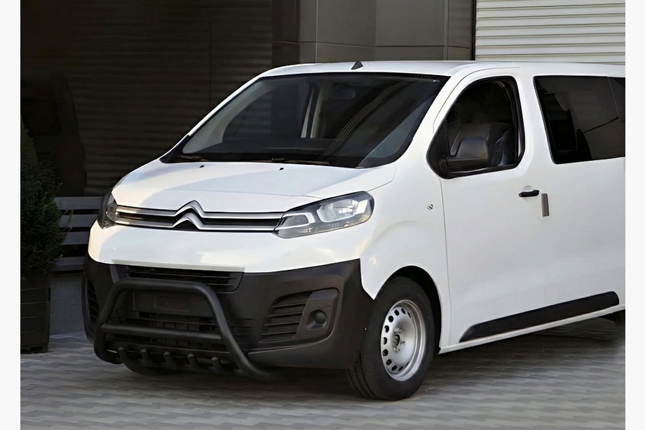 Peugeot Traveller 2017- Frontbügel WT003 Schwarz Edelstahl Foto 3