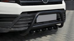 Volkswagen Crafter 2016- Frontbügel WT003 Schwarz Edelstahl Foto 1