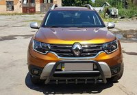 Dacia Duster 2018-2024 Frontbügel ohne Schriftzug WT003 Schwarz (Edelstahl) Foto 6
