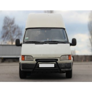 Frontbügel WT003 Schwarz Edelstahl Ford Transit 1991-2000 Foto 3