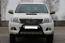 Toyota Hilux 2006-2015 Frontbügel WT003 Schwarz Edelstahl Foto 1