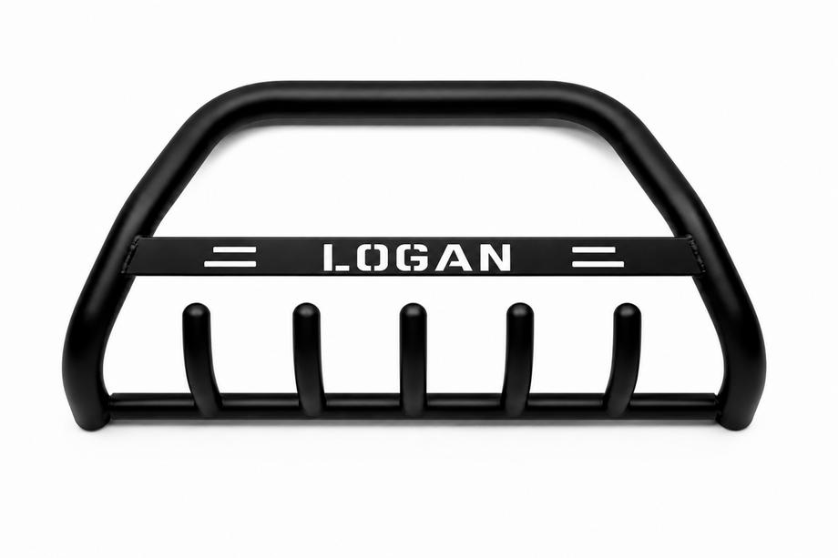 Dacia Logan MCV 2013-2020 Frontbügel WT004 Schwarz (Edelstahl) Image