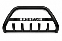 Kia Sportage 2004-2010 Frontbügel WT004 Schwarz (Edelstahl) Foto 1