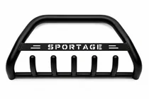 Kia Sportage 2004-2010 Frontbügel WT004 Schwarz (Edelstahl) Foto 1