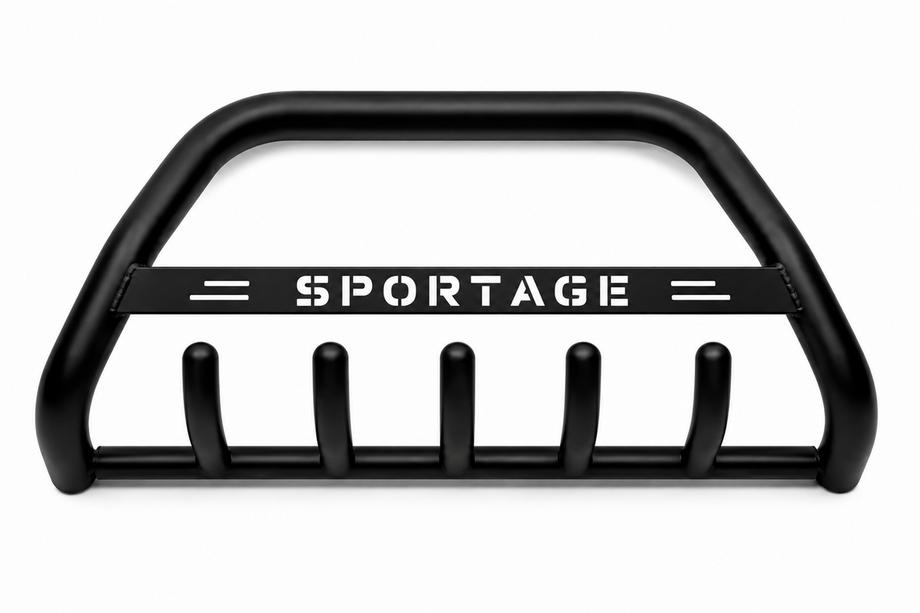 Kia Sportage 2015-2021 Frontbügel WT004 Schwarz (Edelstahl) Foto 1