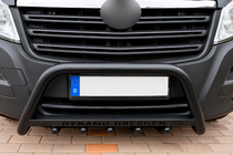 Fiat Ducato 2006-2025 Frontbügel WT004 Schwarz (Edelstahl) Foto 1