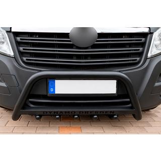 Frontbügel WT004 Schwarz (Edelstahl) Fiat Ducato 2006-2025 Foto 1