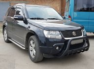 Suzuki Grand Vitara 2005-2017 Frontbügel WT004 Schwarz (Edelstahl) Foto 4