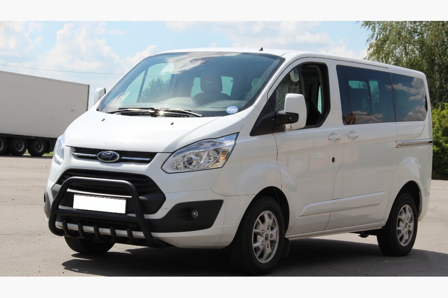 Ford Custom 2013-2022 Frontbügel WT003 Schwarz Edelstahl Image