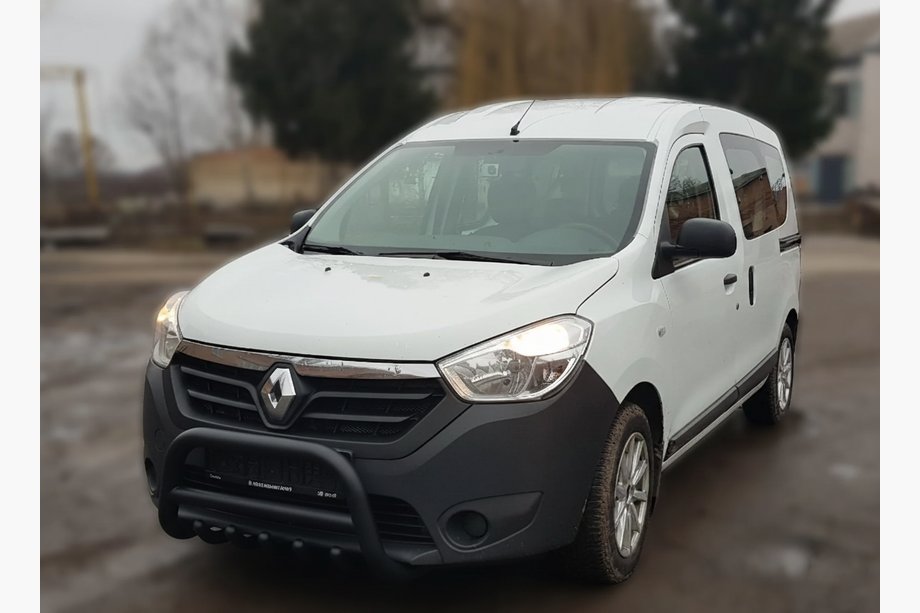 Dacia Lodgy 2012-2022 Frontbügel WT003 Schwarz Edelstahl Foto 4
