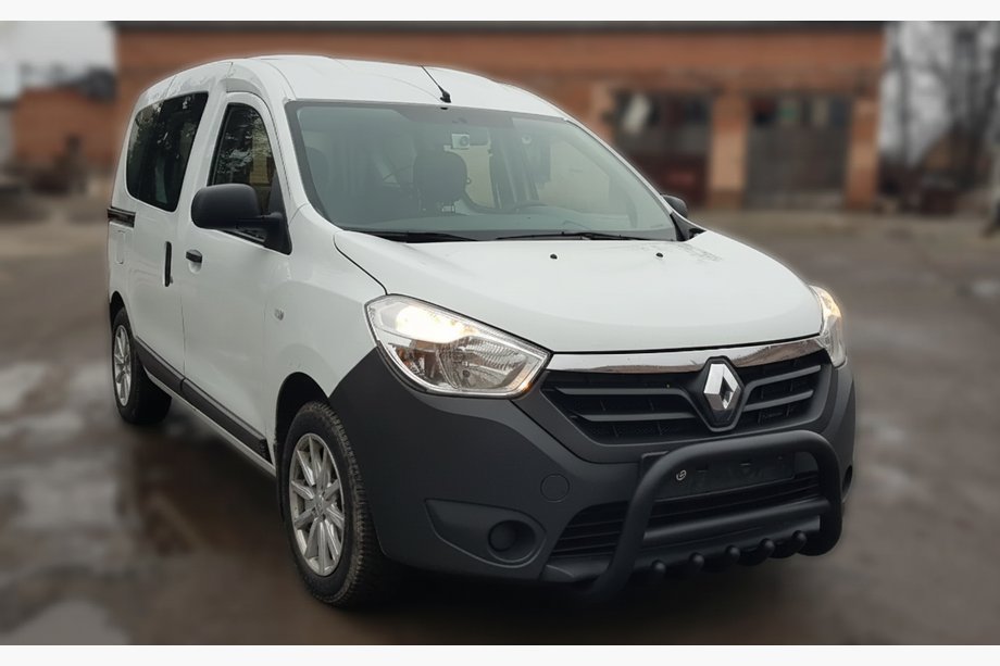 Dacia Lodgy 2012-2022 Frontbügel WT003 Schwarz Edelstahl Foto 1