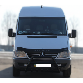 Frontschutzbügel WT003 Schwarz (Edelstahl) Mercedes Sprinter W901/902/903/904/905 1995–2006 Foto 3