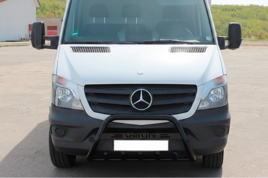 Mercedes Sprinter W906 2006–2018 Frontbügel WT004 (schwarz) Foto 3