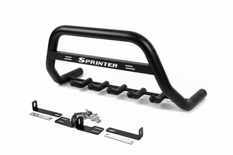 Mercedes Sprinter W906 2006–2018 Frontbügel WT004 (schwarz) Foto 4