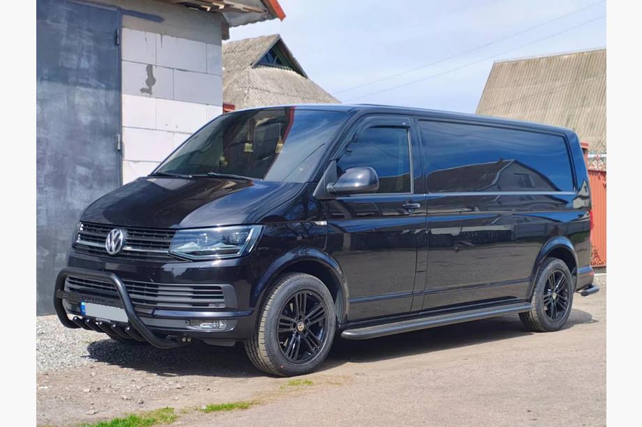 Volkswagen T6 2015-2024 Frontschutzbügel WT003 Schwarz (Edelstahl) Image