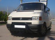 Volkswagen T4 Transporter 1990-2003 Frontschutzbügel WT003 Schwarz (Edelstahl) Foto 1